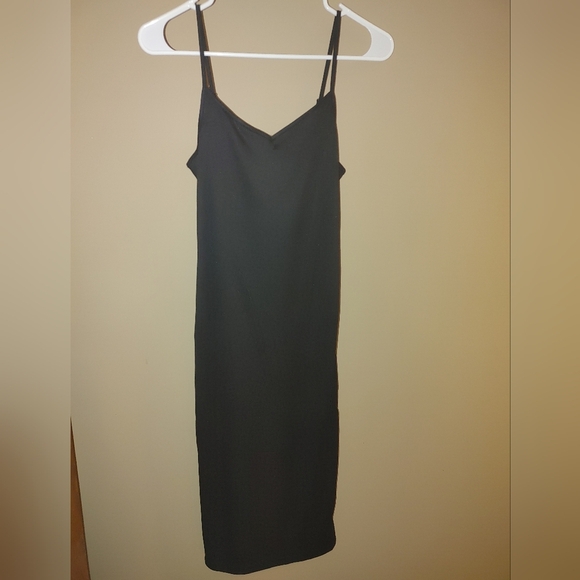 Steve Madden Elegant Black Spaghetti Strap Dress/Slip, Size Small - Picture 2 of 5
